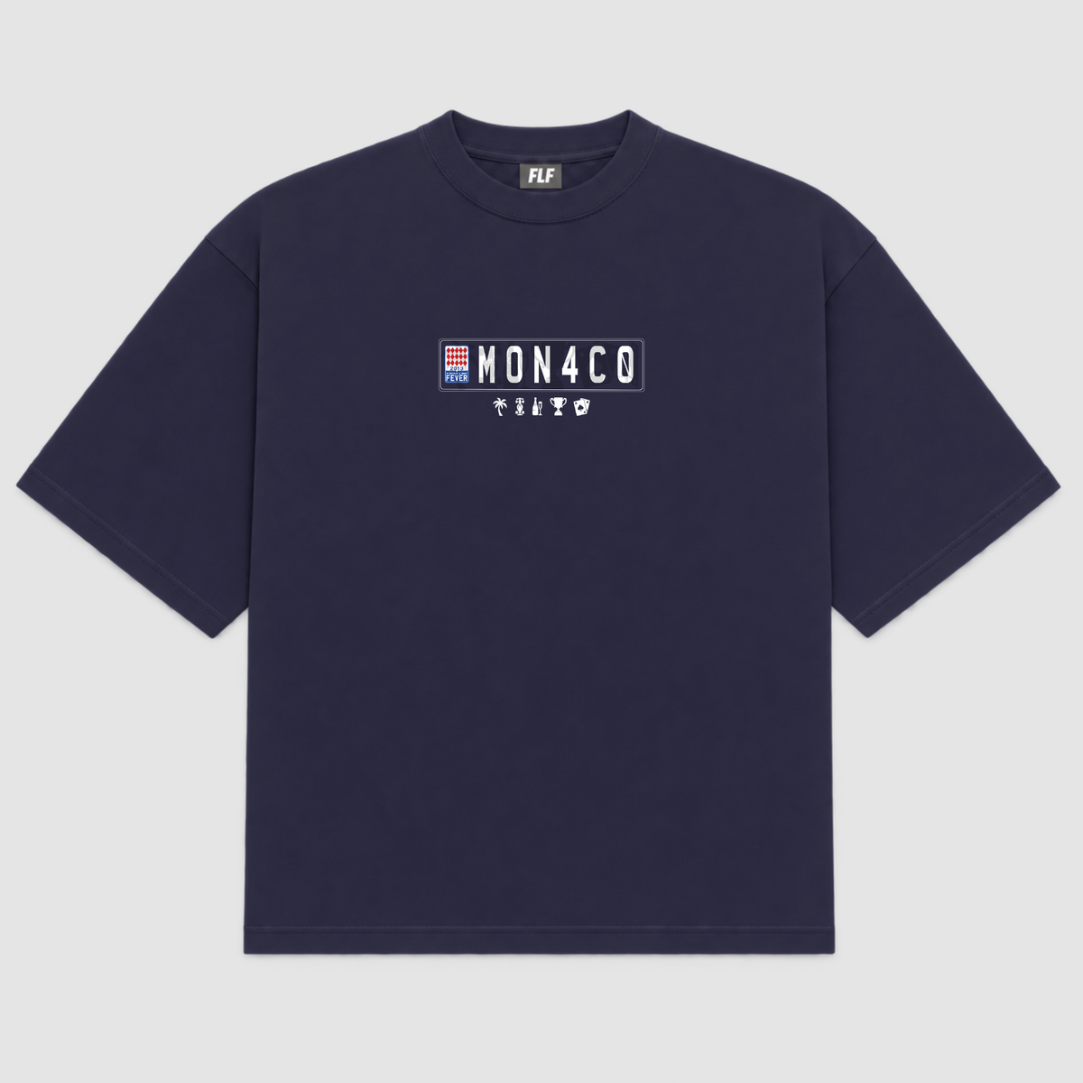 Monaco Plate Box Tee NAVY