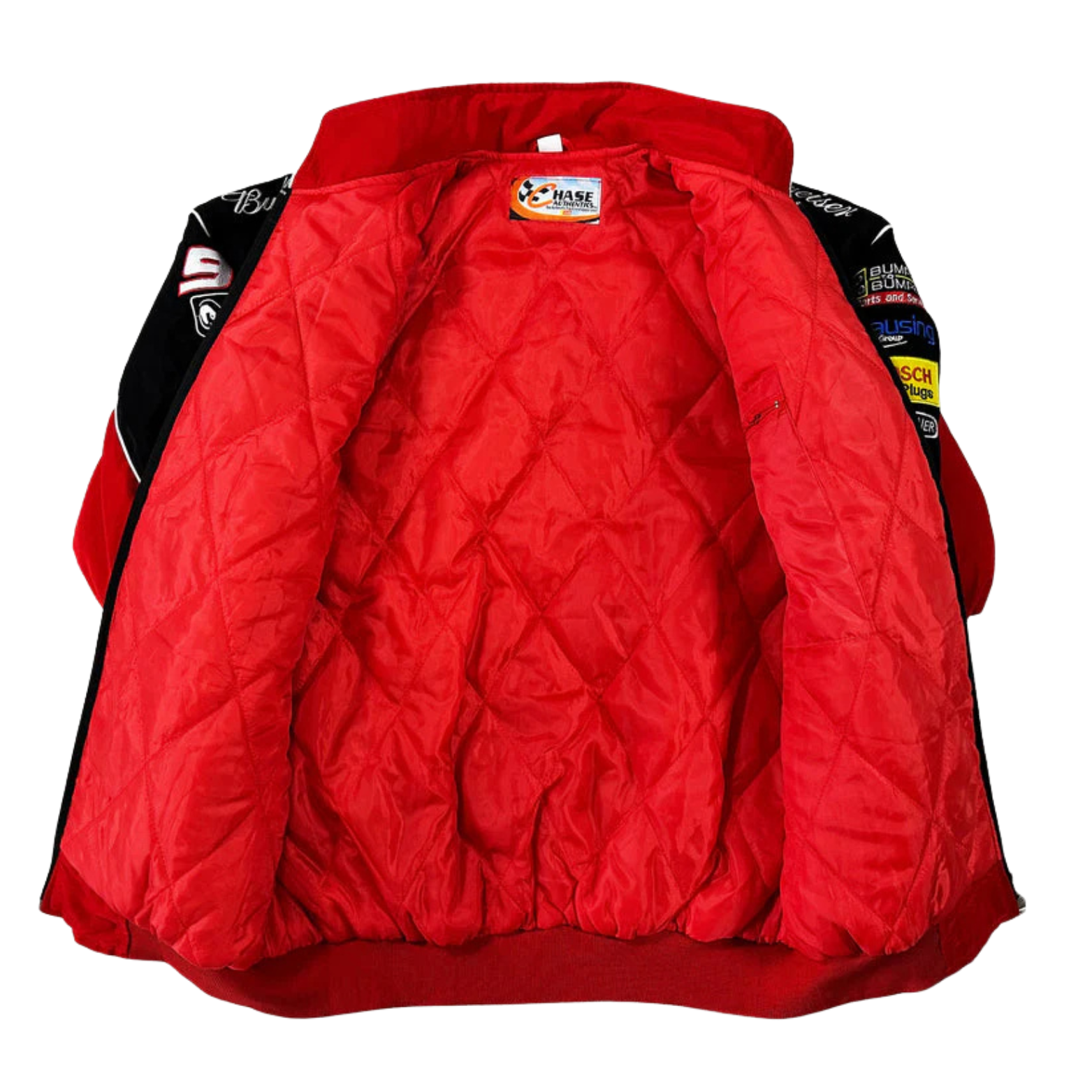 Red Budweiser Vintage Racing Jacket