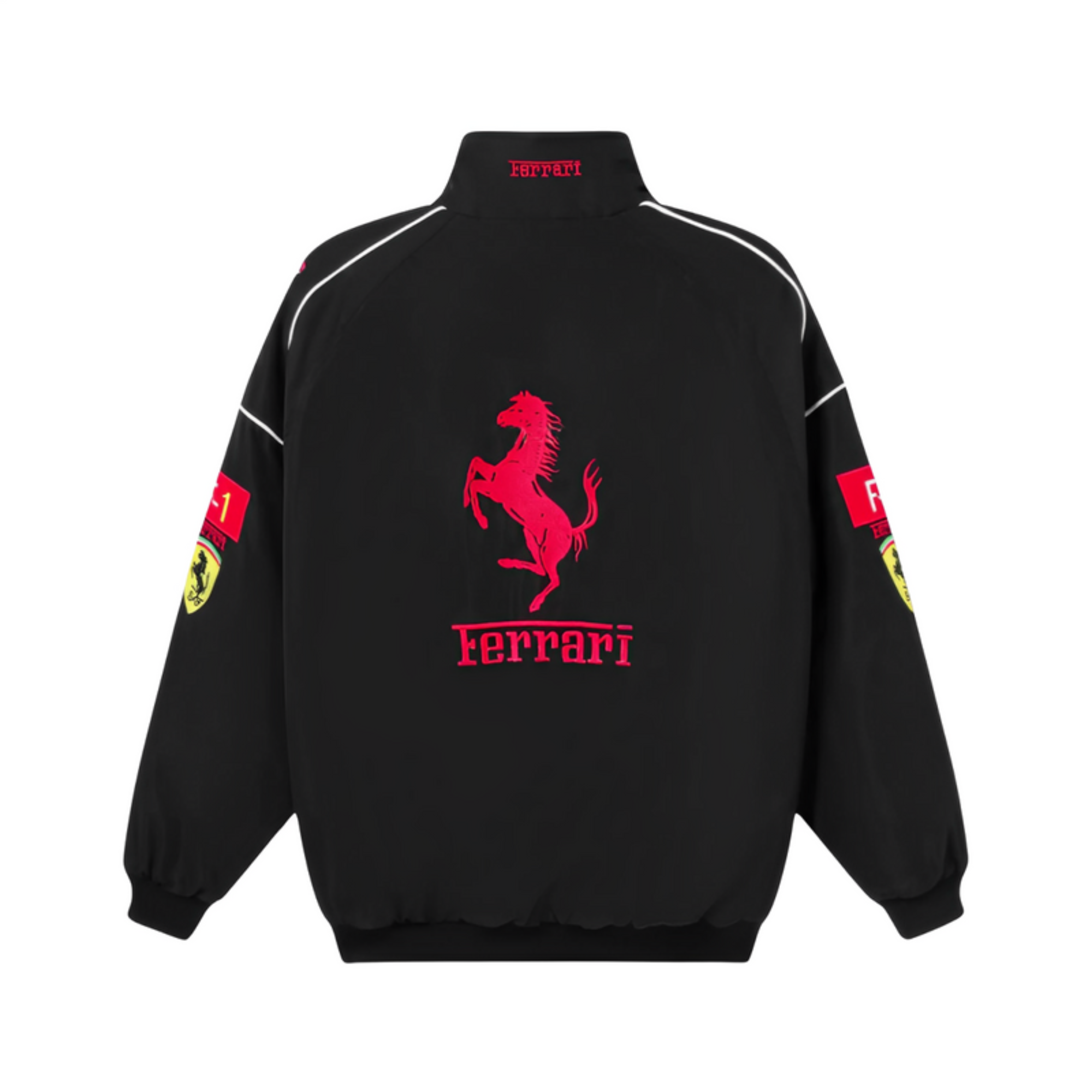 Black Vintage Racing Jacket