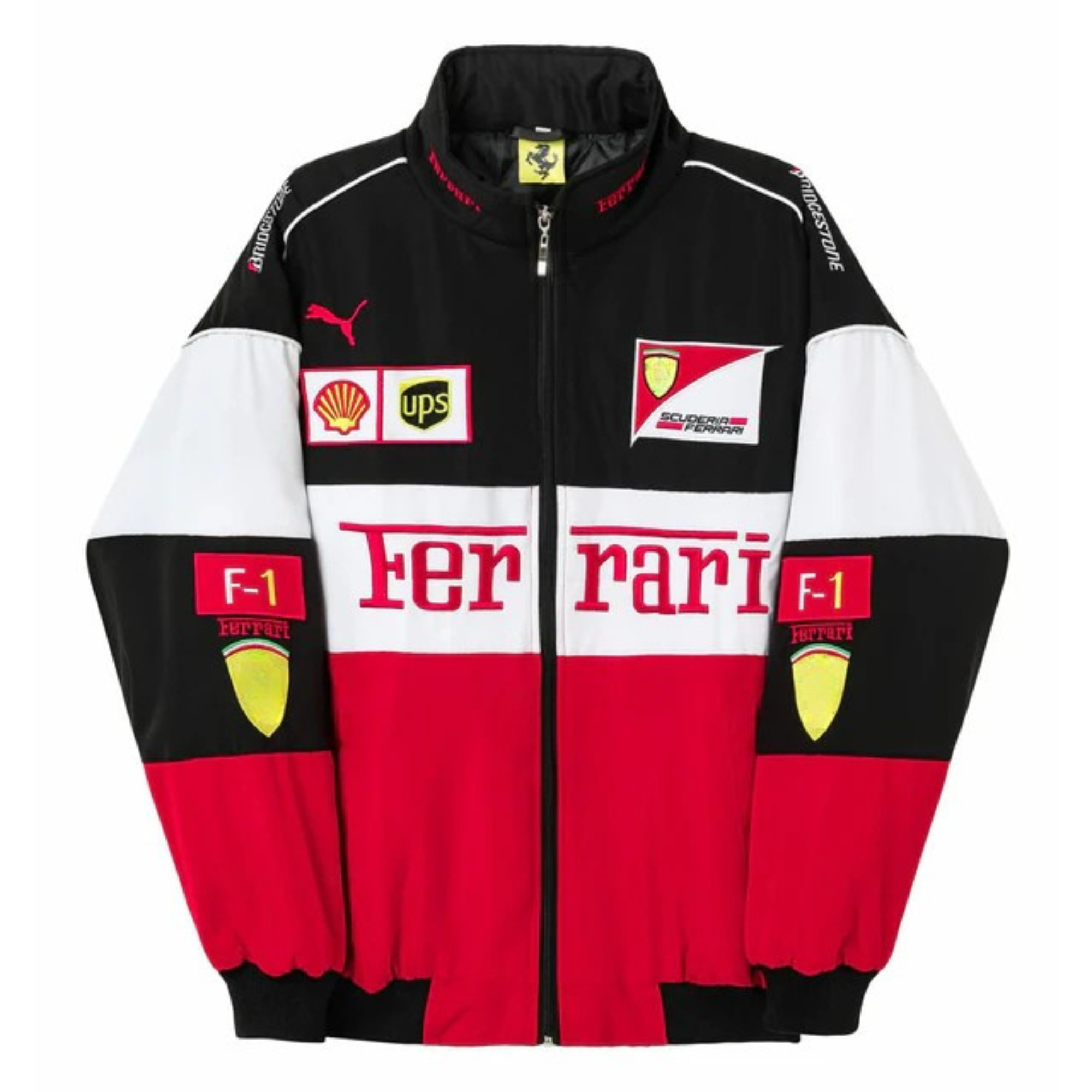 White Vintage Racing Jacket