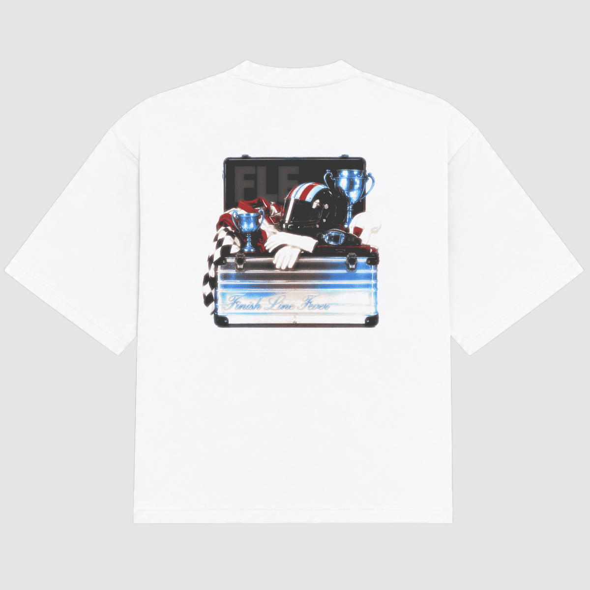Race Archives Box Tee WHITE