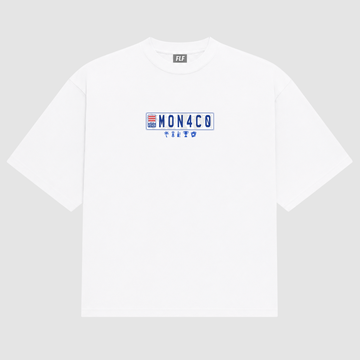 Monaco Plate Box Tee WHITE