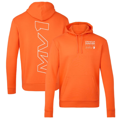 ORANGE MAX VERSTAPPEN REDBULL FORMULA 1 HOODIE