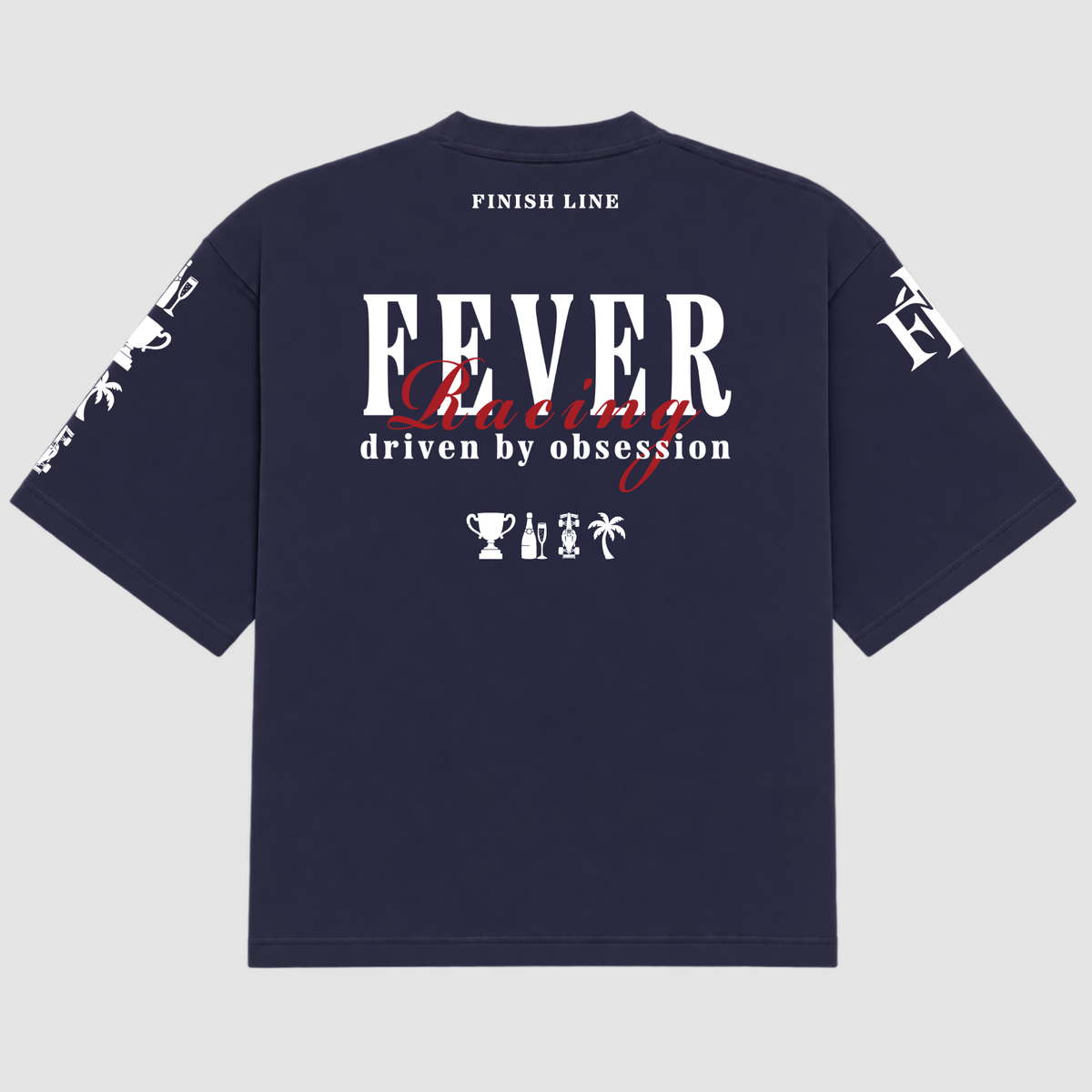 Fever Racing Box Tee NAVY
