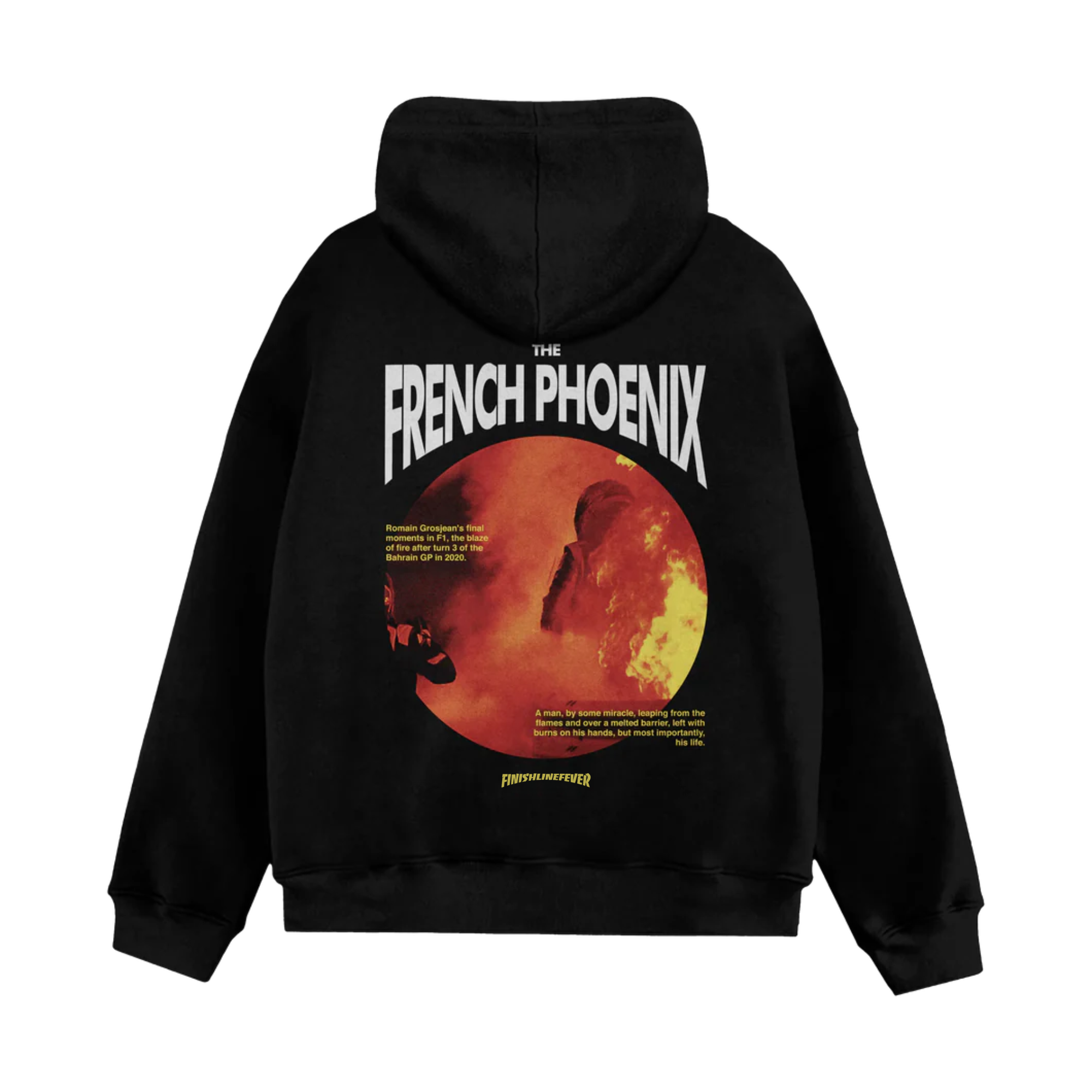 Grosjean French Phoenix Hoodie