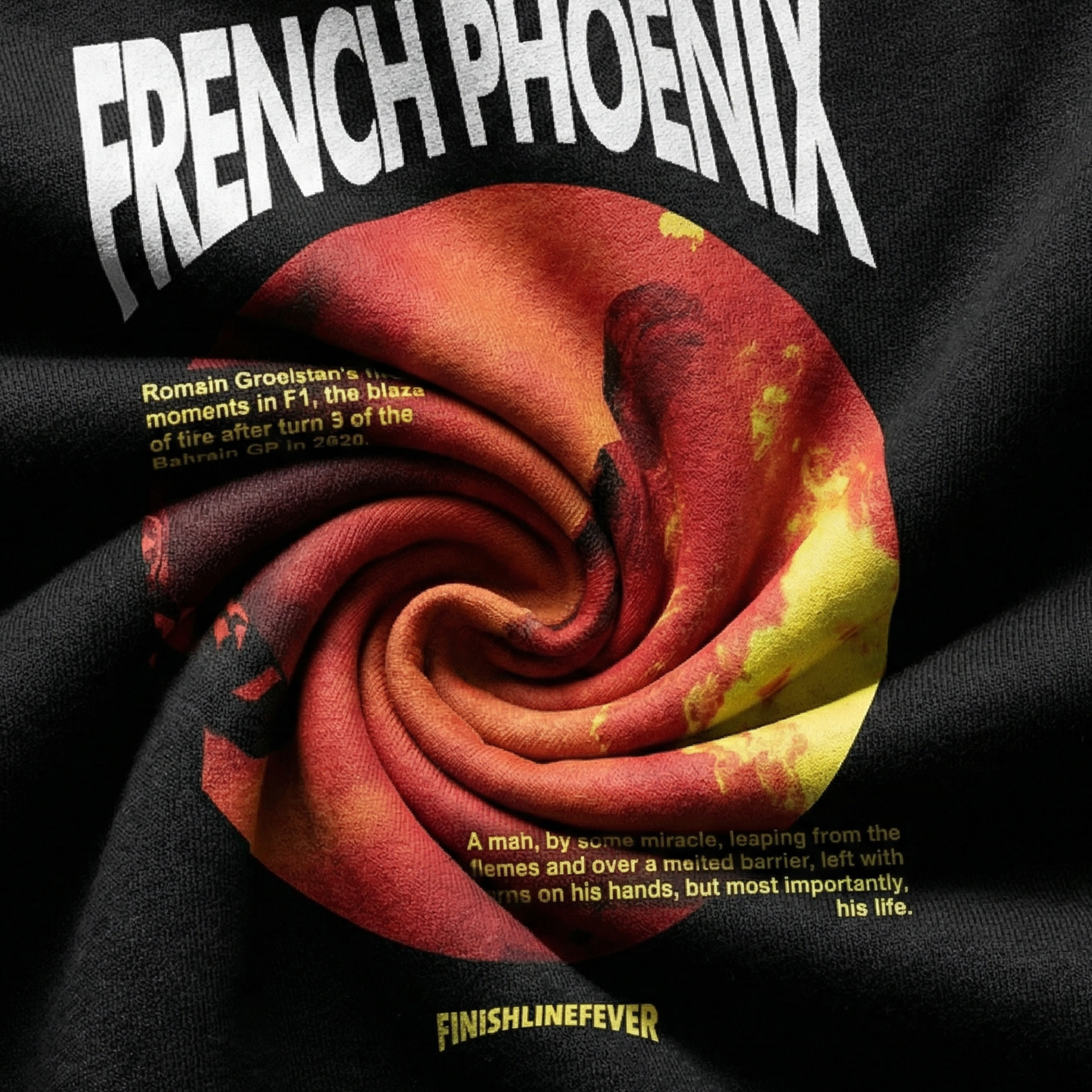 Grosjean French Phoenix Hoodie