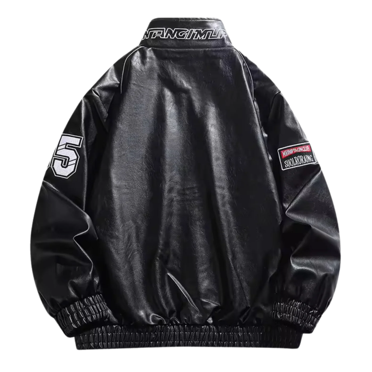 Black LAP 85 Leather Racing Jacket
