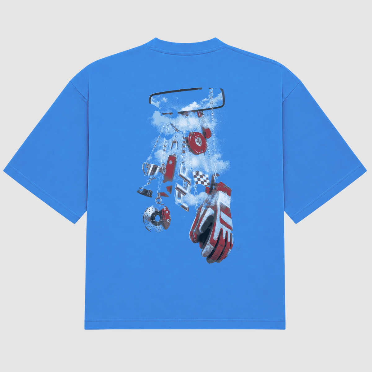 Rearview Box Tee BLUE
