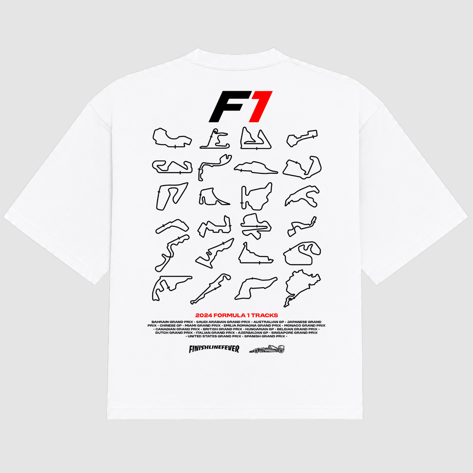 Formula 1 Tracks Tee