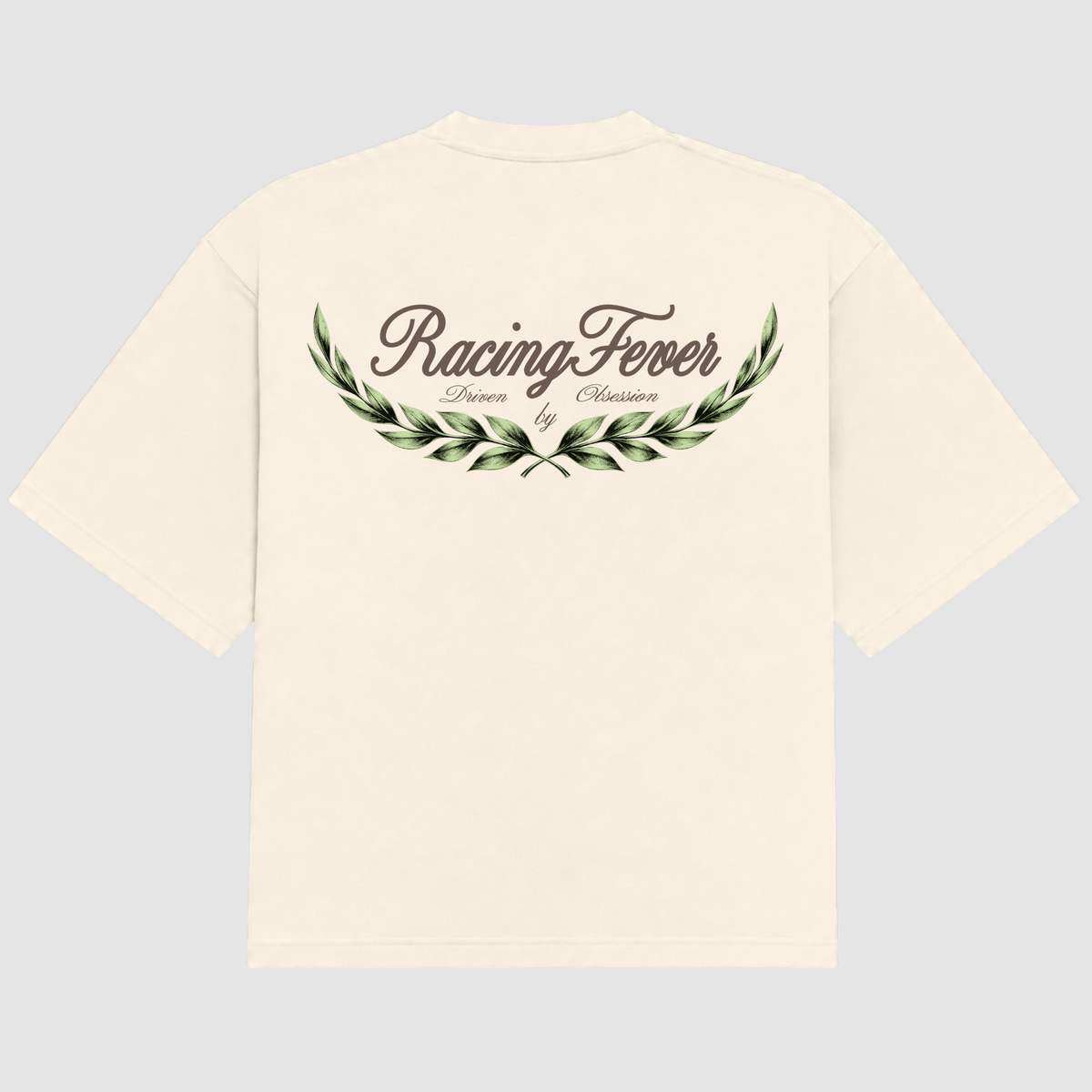 RacingFever Crest Box Tee CREAM
