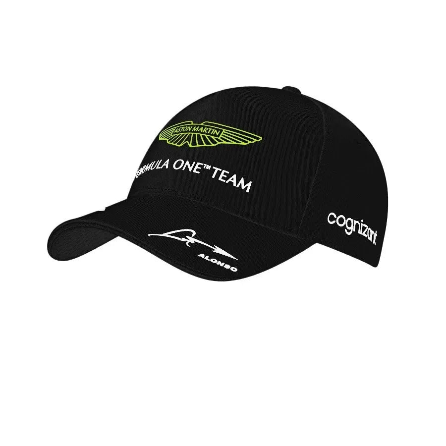 2023 BLACK ALONSO ASTON MARTIN FORMULA 1 HAT